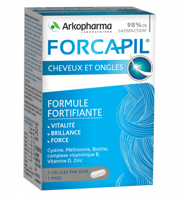 Forcapil Cheveux Et Ongles – 180 Gelules Cheveux
