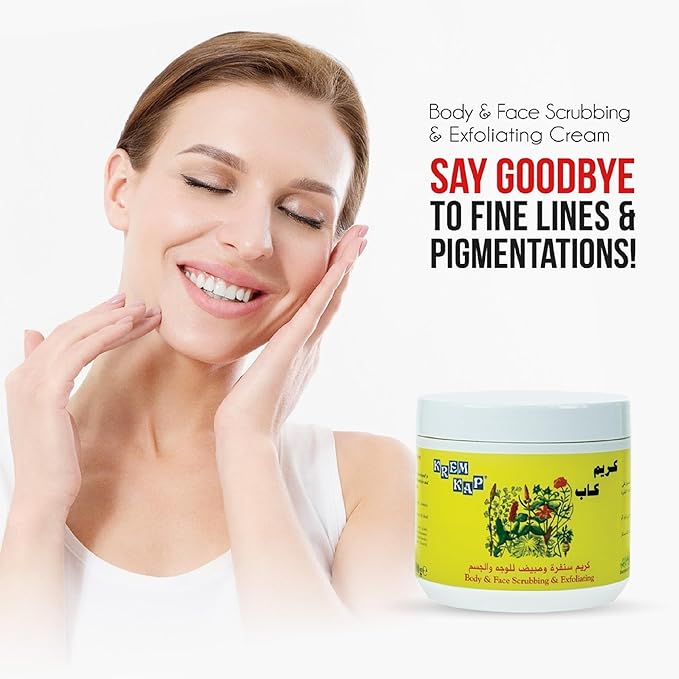Crème CAP – Exfoliante et Éclaircissante Visage & Corps – 500 g