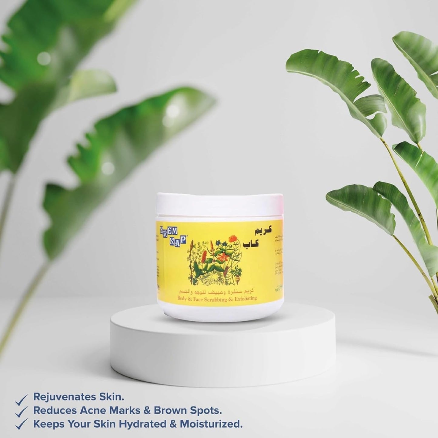 Crème CAP – Exfoliante et Éclaircissante Visage & Corps – 500 g