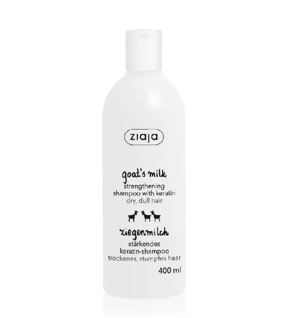 Ziaja Goats Milk Shampoing A La Keratine 400ml Cheveux