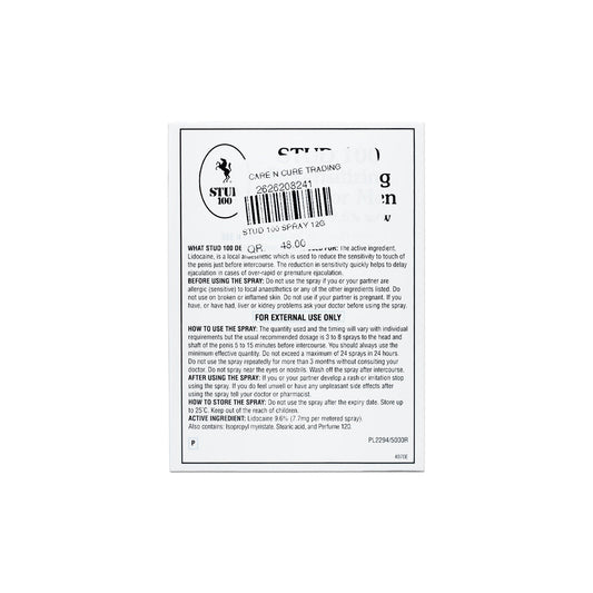 Stud 100 Spray 12g