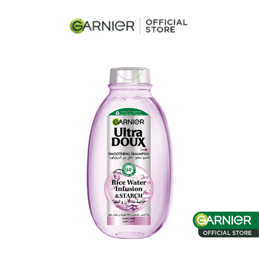 GARNIER ULTRA DOUX Rice Water SHAMPOOING INFUSION D’EAU DE RIZ & AMIDON 400ML shampoing