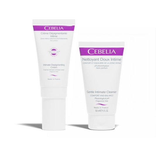 CEBELIA CREME DEPIGMENTANTE INTIME 30ML + NETTOYANT DOUX INTIME 150ML SOIN INTIME