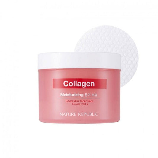 Nature Republic - Good Skin Collagen Ampoule Toner Pads