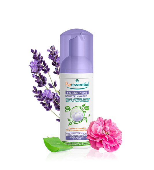 Puressentiel Mousse Lavante Douceur BIO Hygiène Intime150ml Corps
