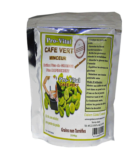 PROVITAL CAFE VERT MINCEUR 250G Santé et Bien-être