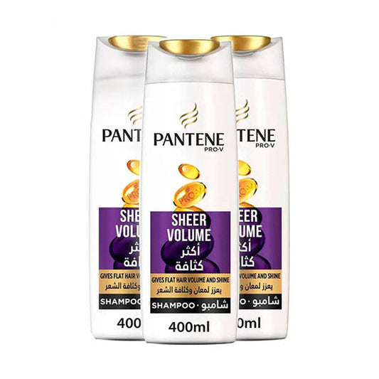 عرض بانتين شامبو اكثر كثافة 400 مل×3 Hair Care