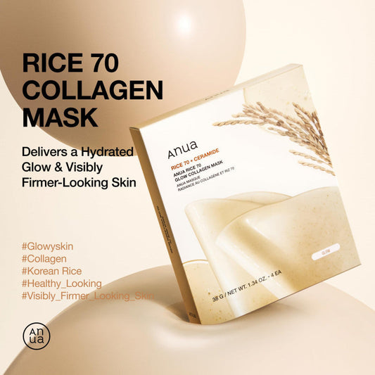ANUA - Rice 70 Glow Collagen Mask