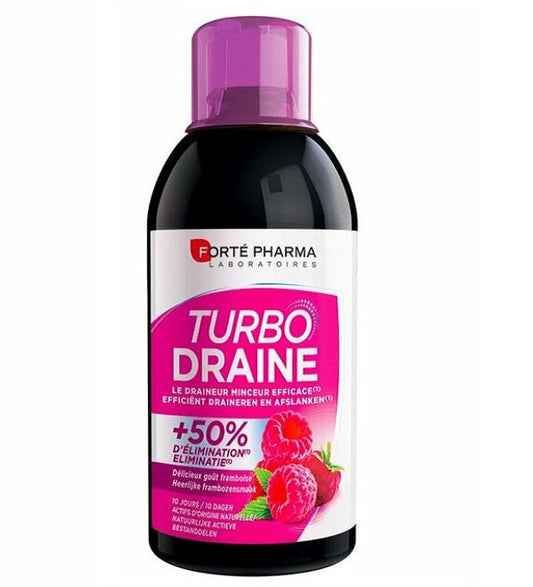 Forte Pharma Minceur Turbodraineur Framboise – 500 ml Santé et Bien-être